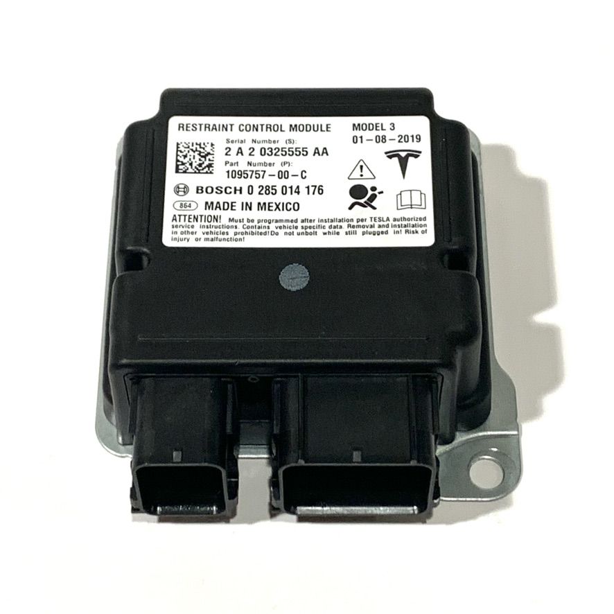 Used 2017-2023 Tesla Model 3 Restraint Control Module OEM 1095757-00-C – photo 2