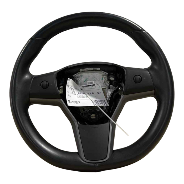 Tesla Model 3 / Model Y Steering Wheel PUR Leather – OEM 1490214