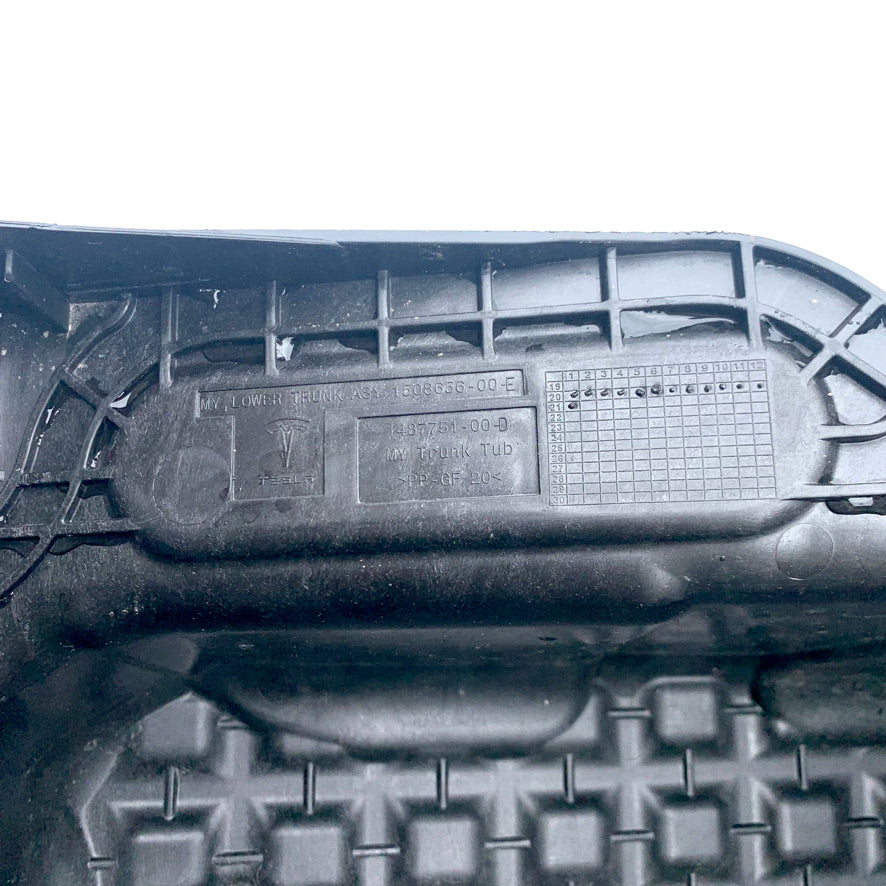 Used Tesla Model Y Trunk Tub Storage Compartment OEM 1487751-00-D – photo 4