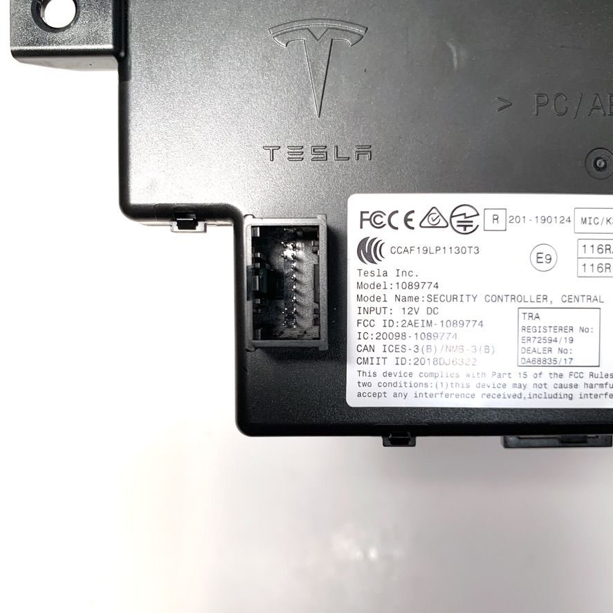 Used Tesla Model Y Central Security Locking Module OEM 1100241-00-H – photo 3
