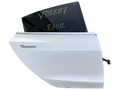 Used Model 3 rear Right door White, EA1112; white-background edit, original condition retained