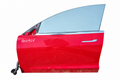 2020 Tesla Model 3 Front Left Door Assembly Red – Ref 1081421-E0-C – Stock EA1119; white background with standard margins; actual condition retained
