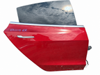 Used Model 3 rear right door red EA1119; white-background edit, original condition retained