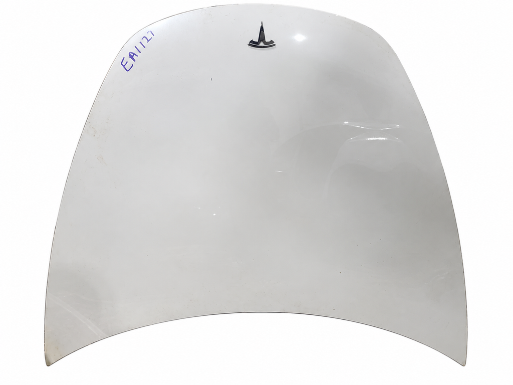 Used 2019 Model 3 hood White, EA1127; white-background edit, original condition retained
