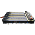 Used high-voltage battery, angled view