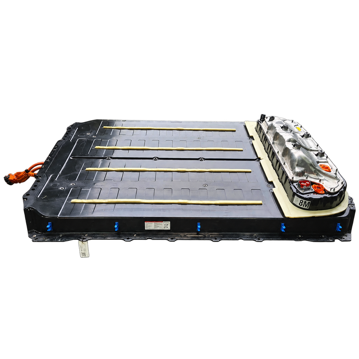 Used high-voltage battery, angled view