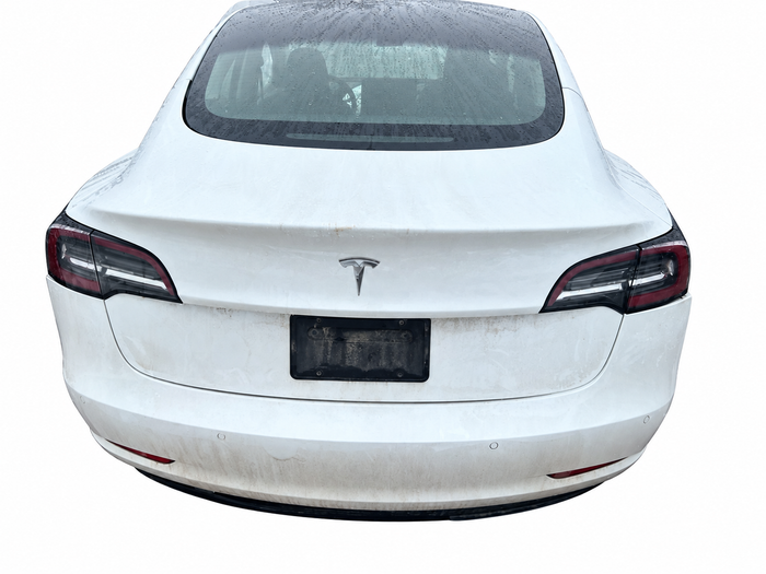 2021 Tesla Model 3 Rear Bumper Cover – White – Ref 1108905-S0-A – Stock 110425