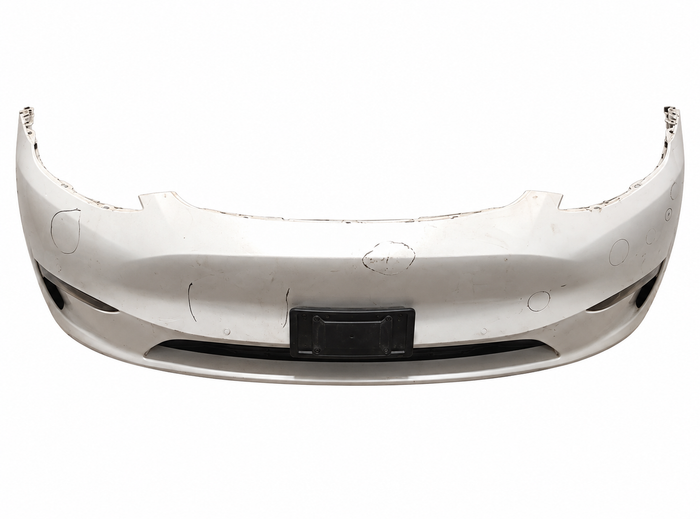 2021 Tesla Model Y Front Bumper Assembly – White – Stock 6J1826