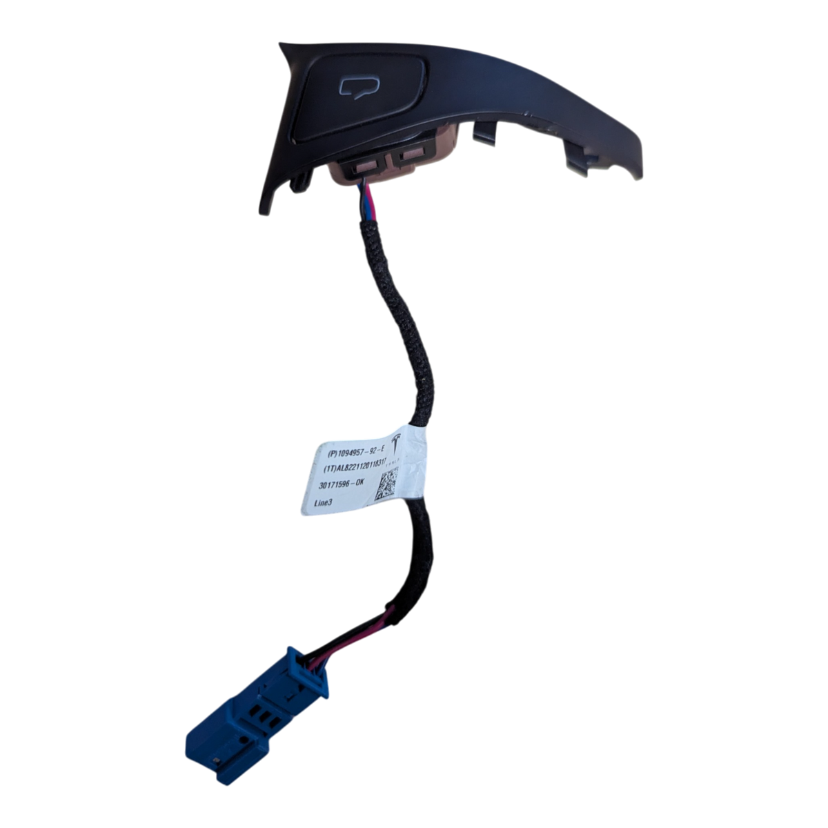 Used 2020-2025 Tesla Model Y Door Electric Release Switch - Front Right Hand - Matte OEM 1094957-92-E